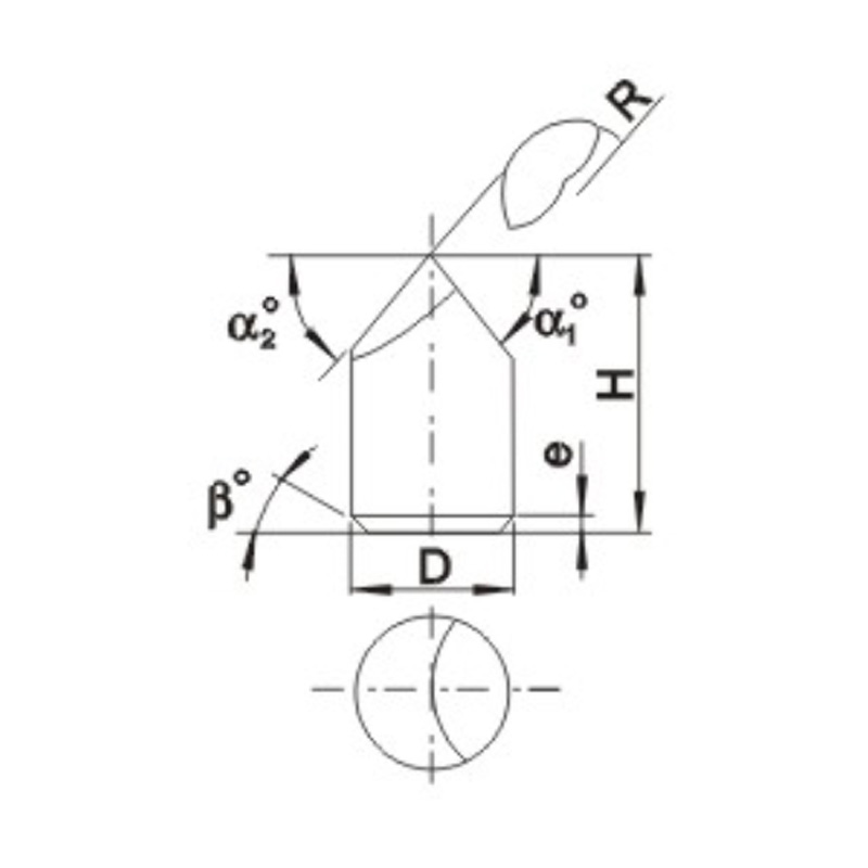 煤矿用硬质合金DM21型